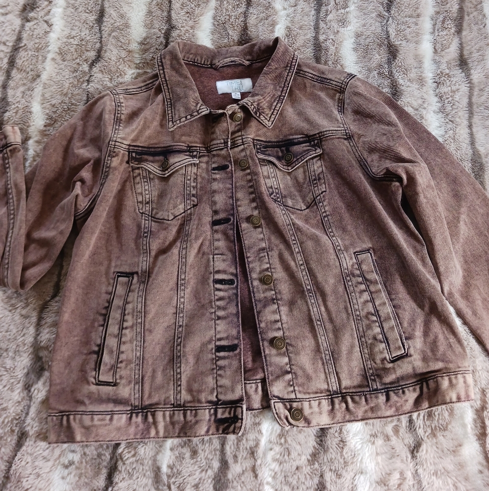 Super cute brown denim jacket